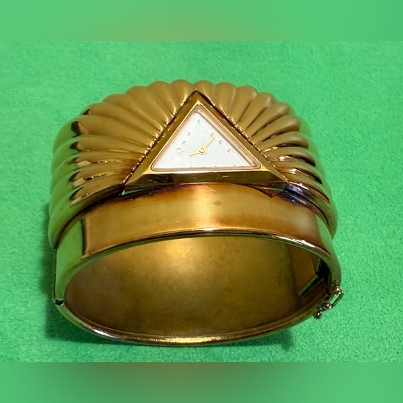 Gold Franklin Mint Pyramid Women\'s Bracelet Watch main image 7
